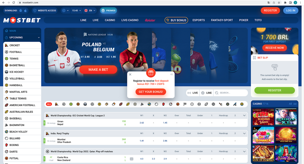 Mostbet Qeydiyyatına Baxış